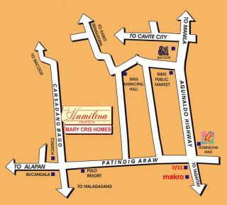 Hamilton Homes - Imus: Vicinity Map