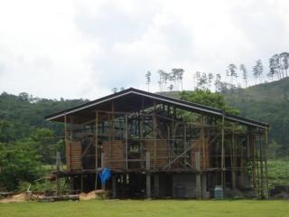 3 storey log house to be done soon