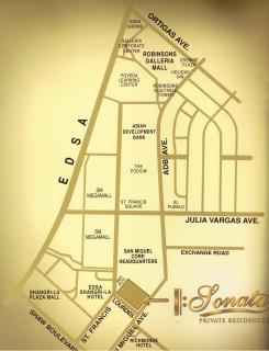 Sonata Location near SM Megamall and in the enter of Ortigas Pasig City