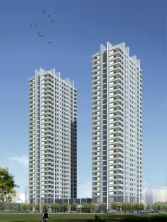 Two residential towers