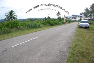 Roadside view of the property towards San Jose, Northern Samar