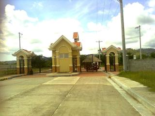 Entrance gate along main road