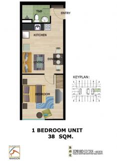 1 BR 38 SQM