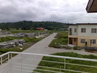 a picture of the mountain view and the concrete roadway