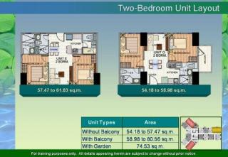 Two Bedroom Unit Layout