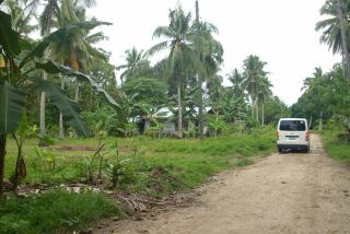 the City road not yet cemented, road construction is on going