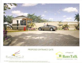 Landscape entrance gate, 24 hour security,perimeter fence.