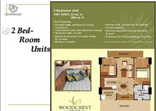 WoodCrest Residential Condo-2BR