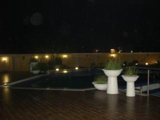 The Swimming Pool Area at Night