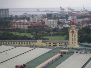 Clock Tower of Manila City Hall, Intramurous Golf Course and the Roof Top of SM Manila