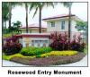 Rosewood Entry Monument