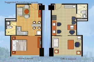 SOHO Floor Plan Lay-Out. More Details at www.AlabangCondominium.com