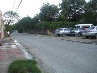 street fronting the property