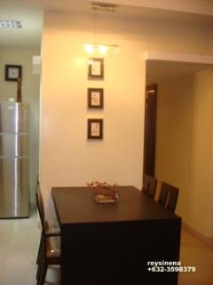 Dining Area of the 2 Bedroom Unit of Zen Tower Condominium