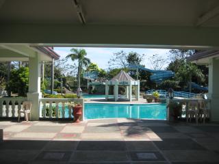 The View of the Swimming Pool and Gazebo of Hillsborough Muntinlupa