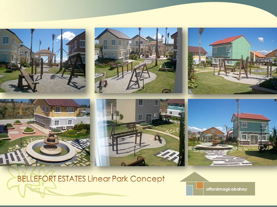 BELLEFORT ESTATES LINEAR PARK CONCEPT