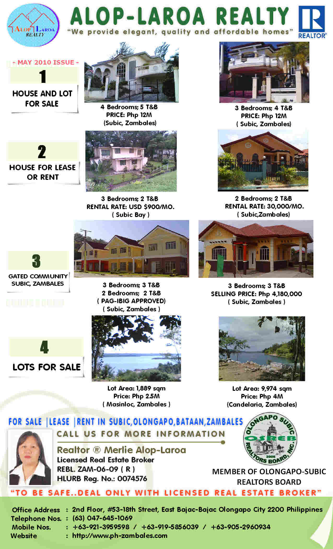 for sale|for lease| for rent properties
