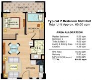 DMCI Cedar Crest 2BR unit