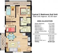 DMCI Cedar Crest 3BR unit