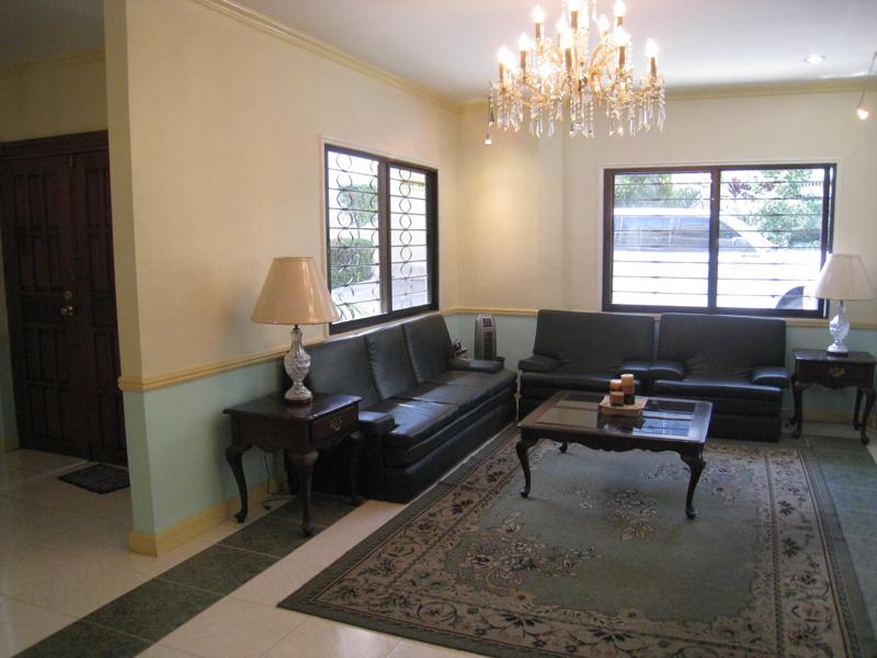 living room showing main house door