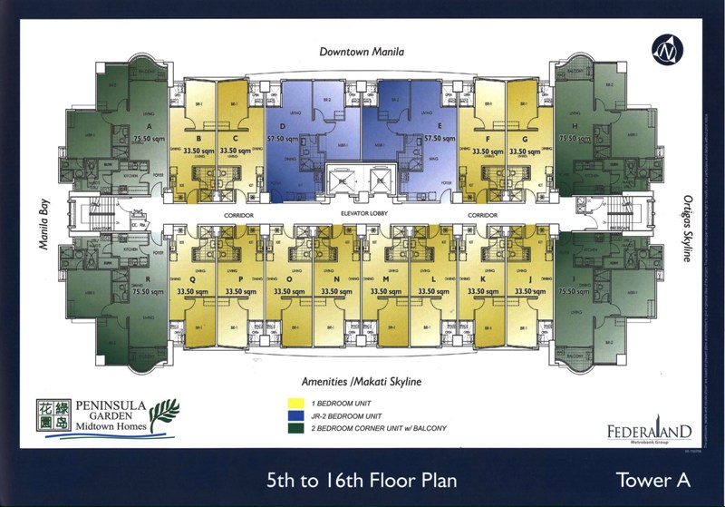 5 to 16th floor plan