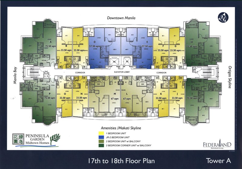 17 to 18th floor plan