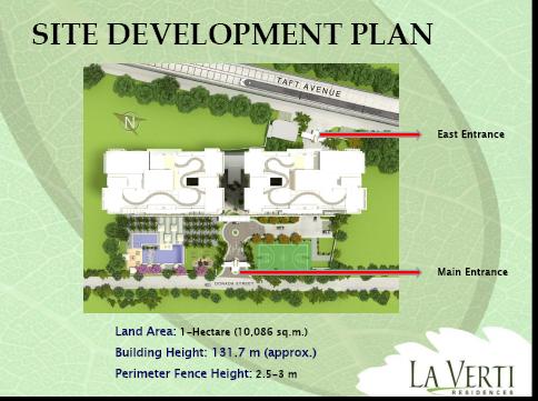 La Verti Residences DMCI Taft Pasay  Site Plan