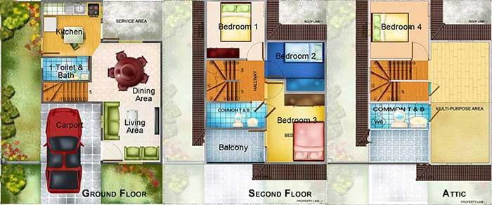house model floor plan