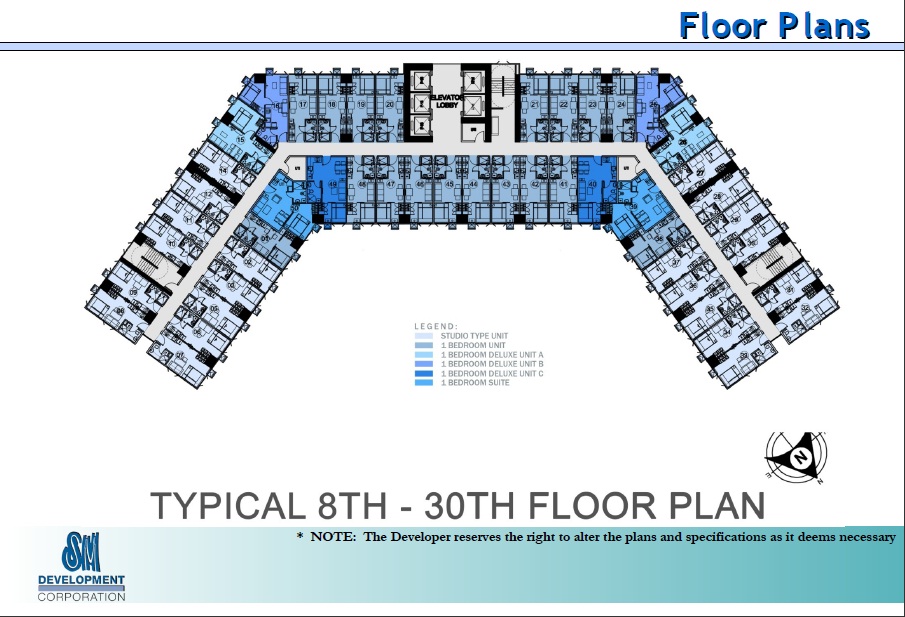 8th - 30th Floor Plan