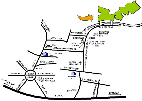 Eastwood Vicinity Map