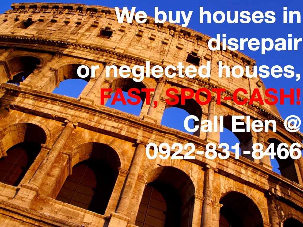 We Buy Properties FAST, SPOT-CASH!