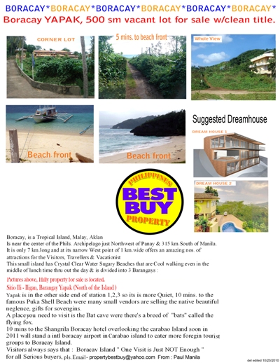 FOR SALE: Lot / Land / Farm Aklan