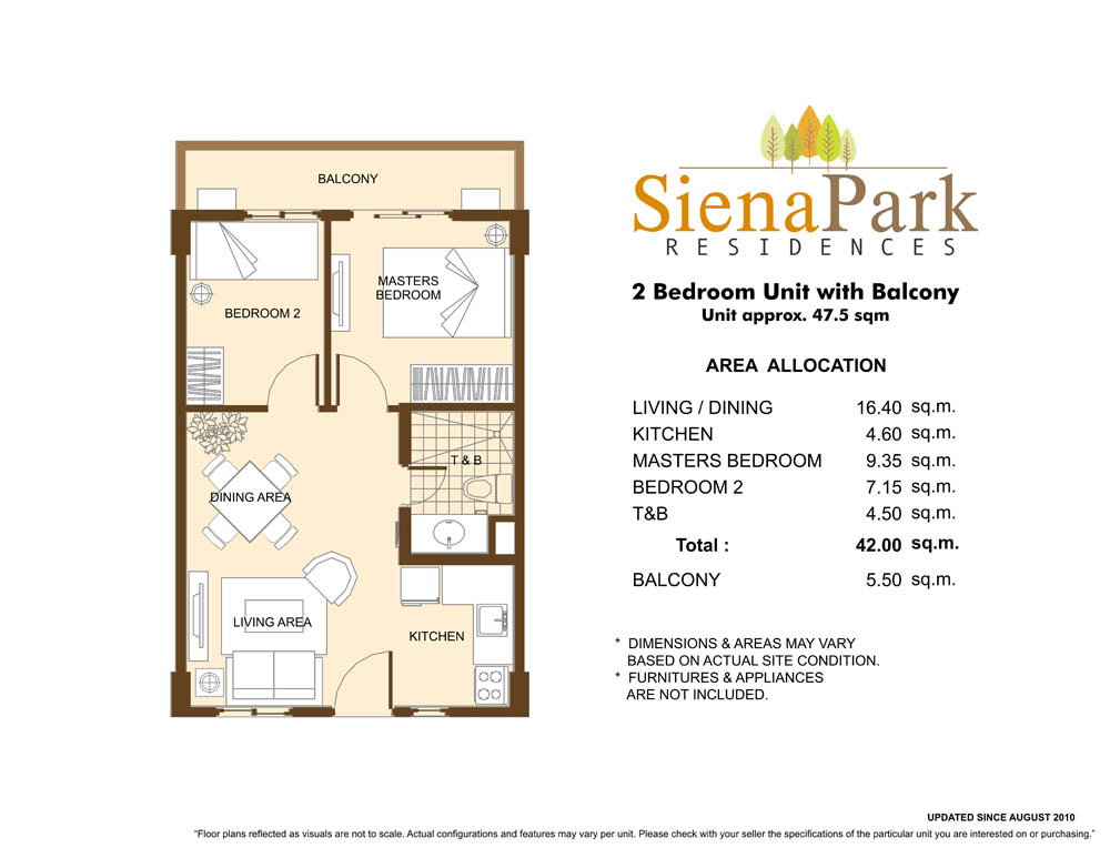 2BR MID UNIT 47.50SQM