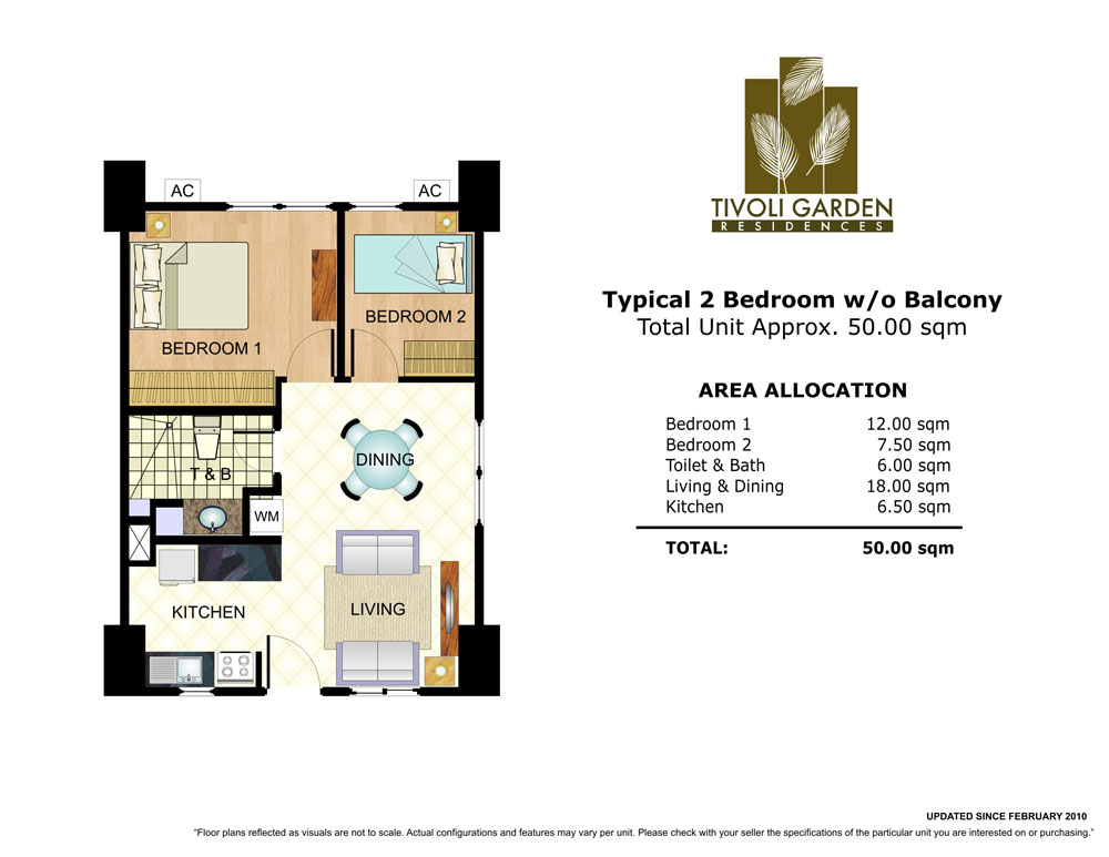 2br without balcony 50sqm