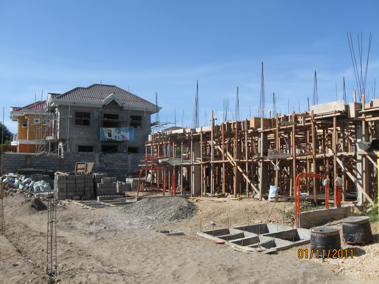 Serenia Place - actual house construction