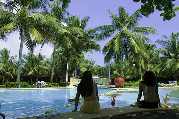 Two Girls Poolside