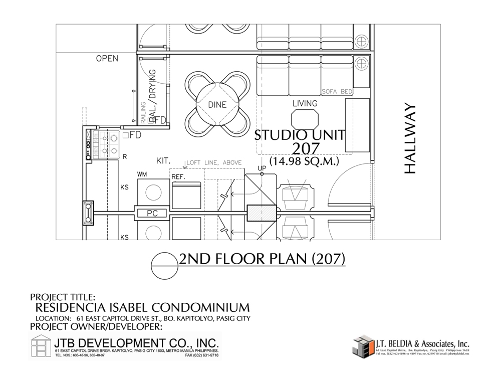 Floor Plan - 2nd Floor - http://www.renttoown.ph