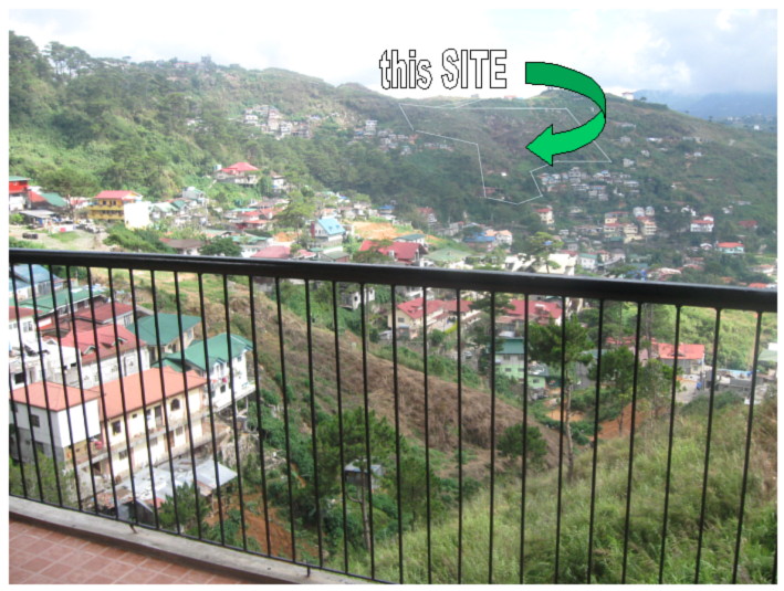 View of the actual site of Housing Project at  San Luis,Baguio City