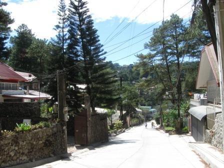 Mission Road accessed barangay road from Marcos Hiway