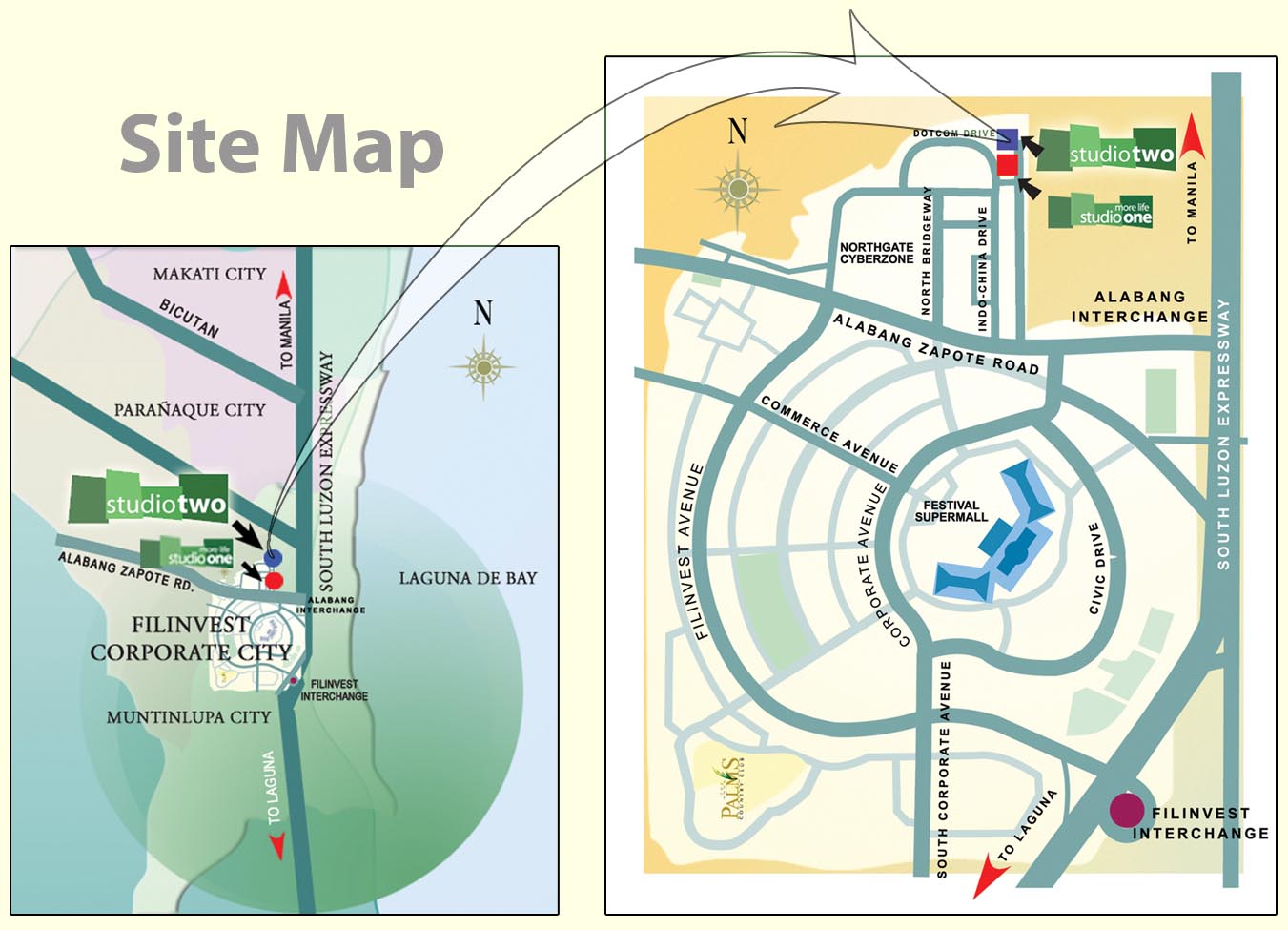 Vicinity Map - http://www.renttoown.ph