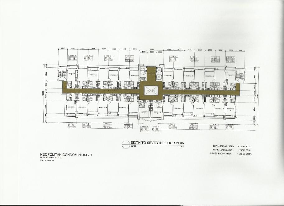 6th to 7th Floor Plan