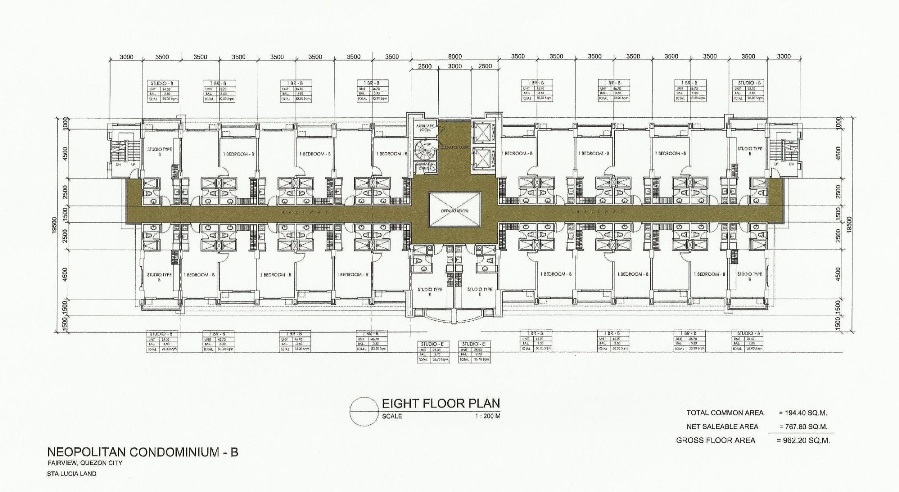 8th Floor Plan