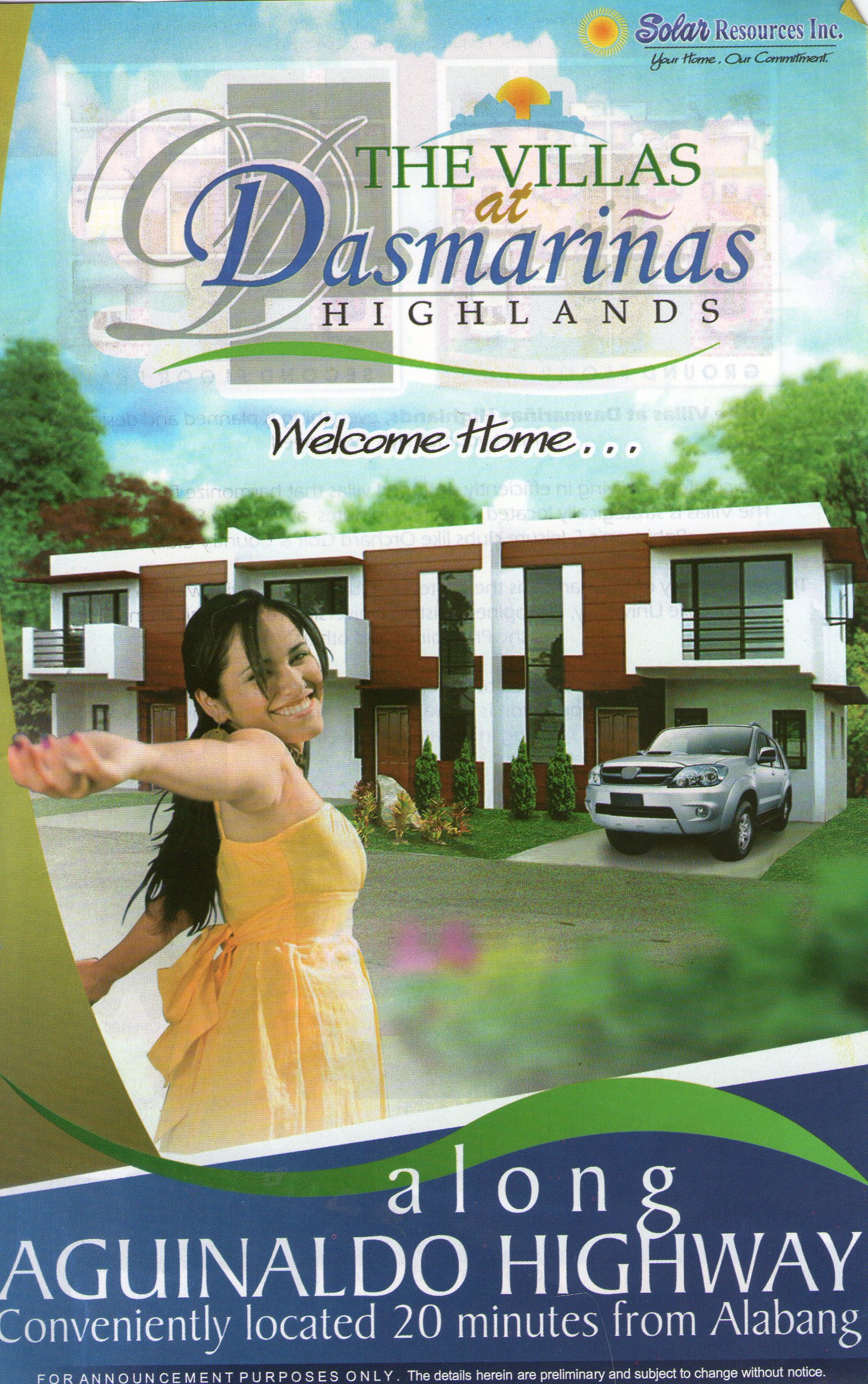 THE VILLAS AT DASMARINAS HIGHLANDS