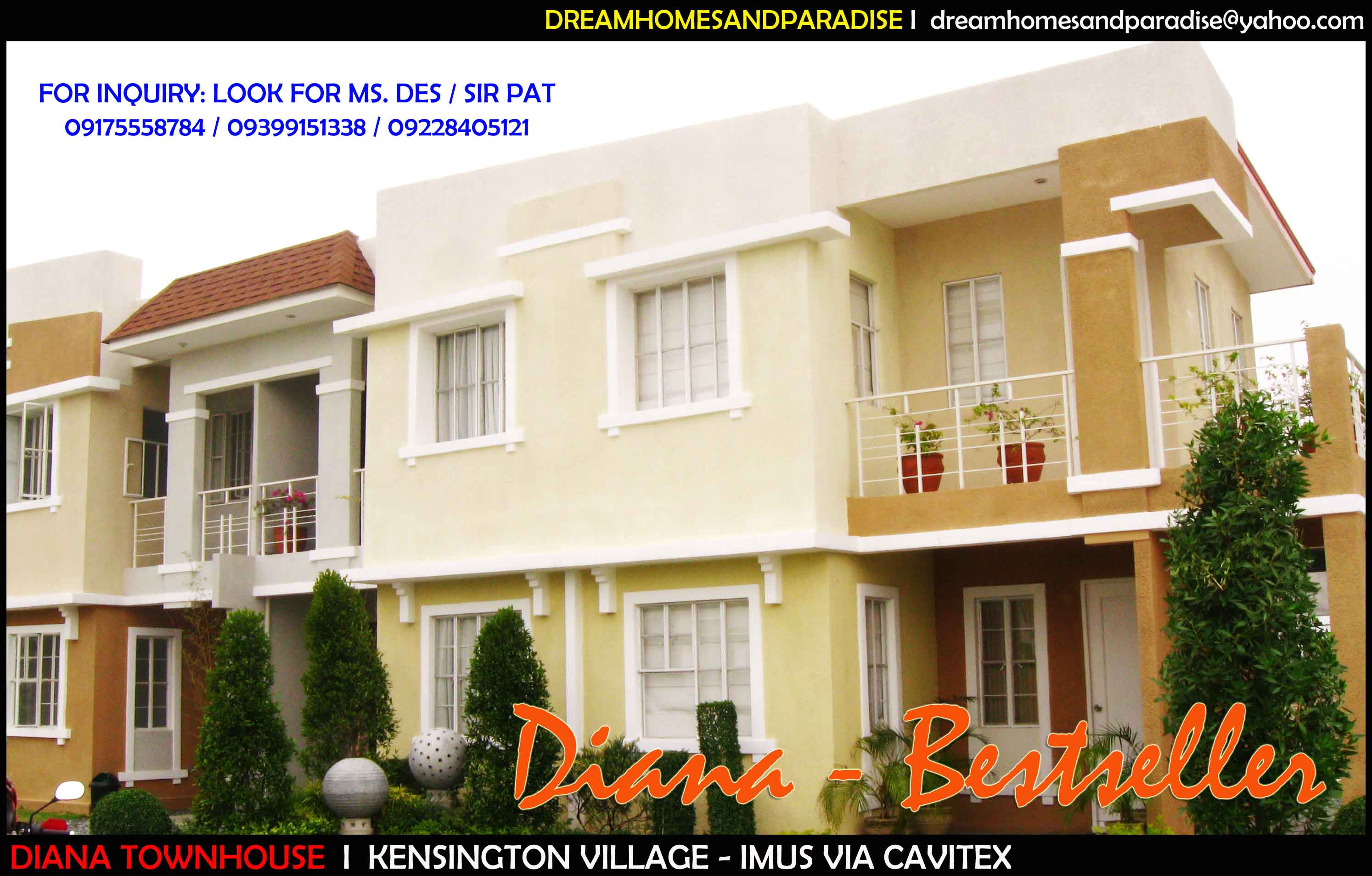 DIANA TOWN HOUSE 15 MINS TO MOA FOR ONLY 8K MONTHLY