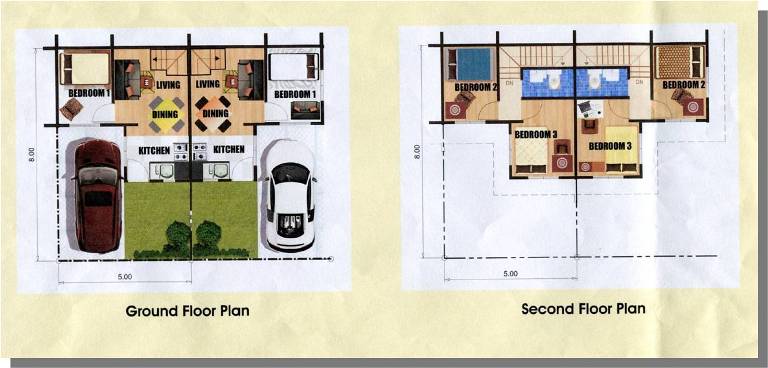 Alice townhouse model floor plan