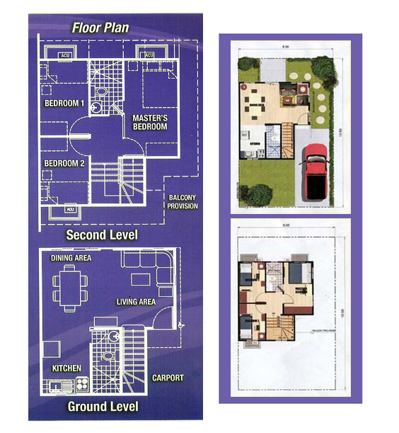 Affordable house and lot for Sale. Margaret Floor Plan