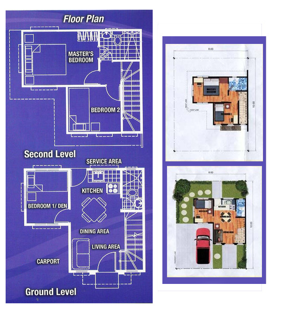 Affordable house and lot for Sale. Sophie Floor Plan