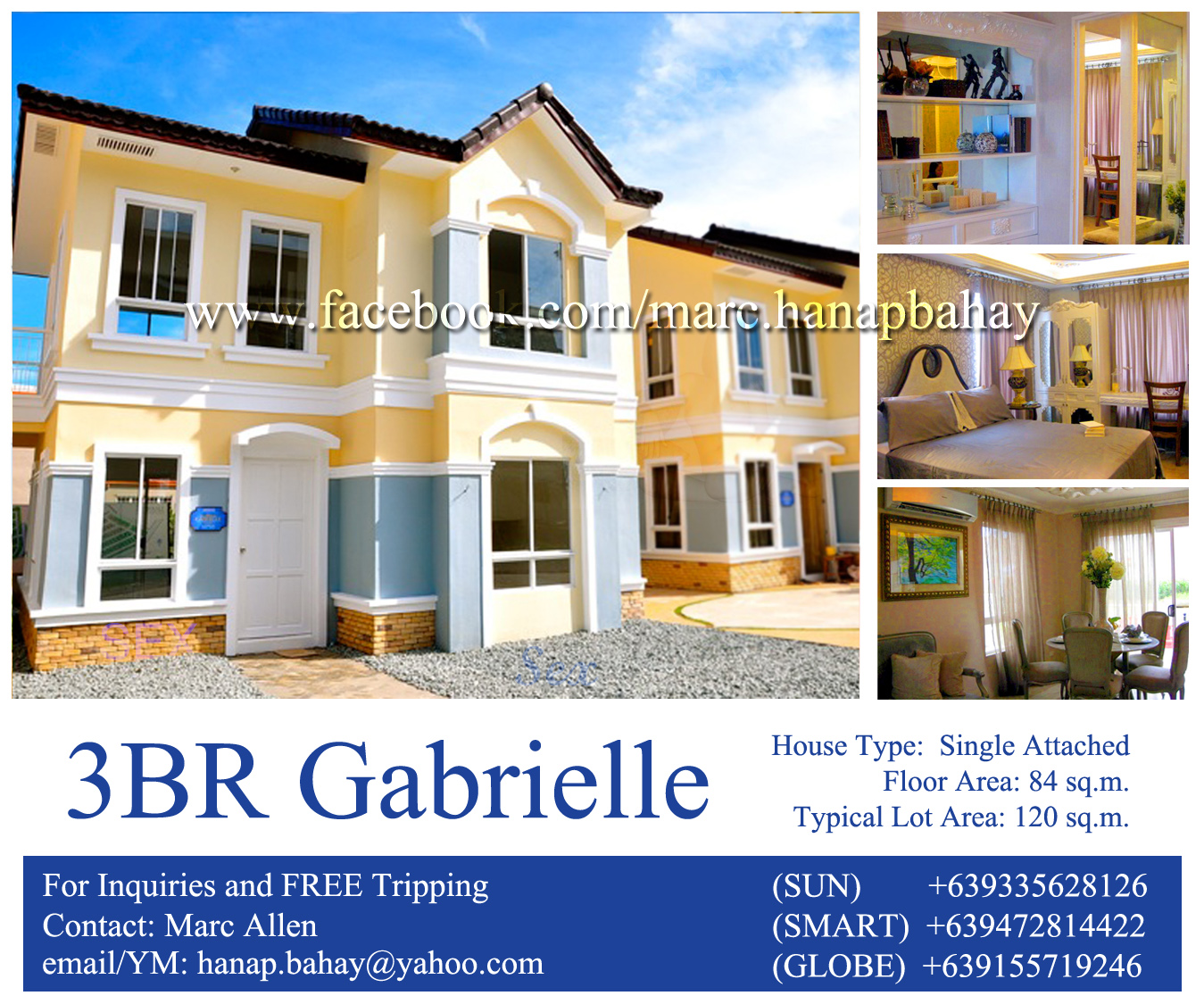 Affordable house and lot for Sale. Gabrielle at Lancaster Estates