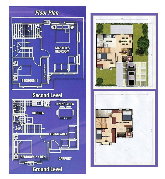 Affordable house and lot for Sale. Gabrielle Floor Plan