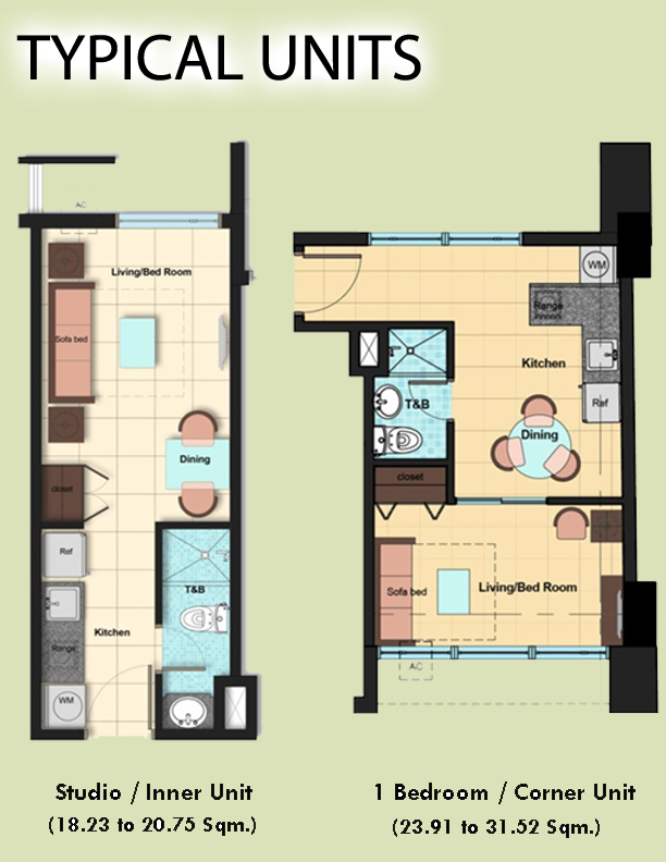 Camella Condo Homes Typical Units